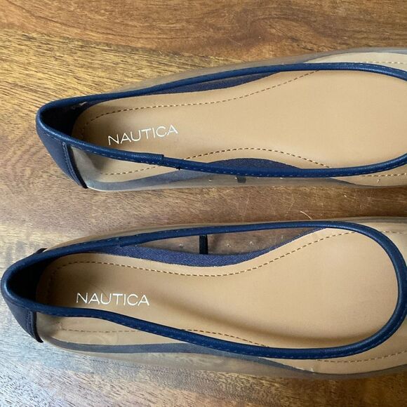 Nautica Clear Ballet Flats Blue New Size 8.5 - Picture 8 of 10